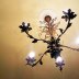 Vintage metal Italian chandelier
