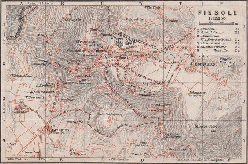 Fiesole map